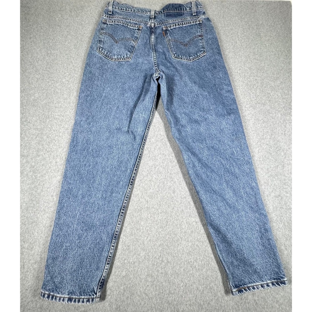 Levi's 921 Jeans Womens 14 (32x28)  Blue Orange Tab Tapered‎ Fit High Rise